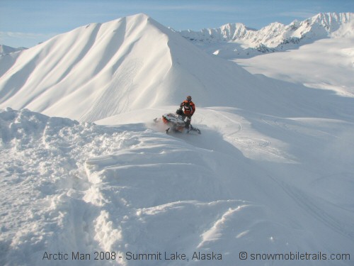 Arctic Man 2008 - Hoo Doo Mountains Summit Lake, Alaska © snowmobiletrails.com