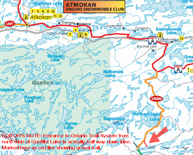 Duluth minnesota snowmobile trail report