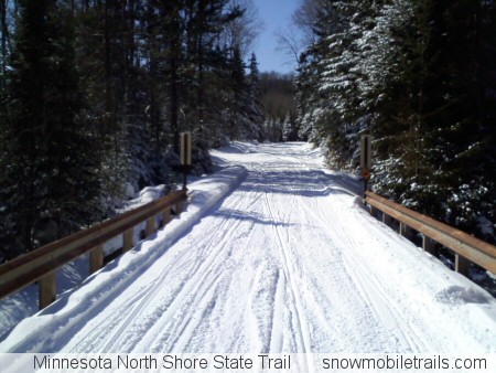 Minnesota North Shore State Snowmobile Trail