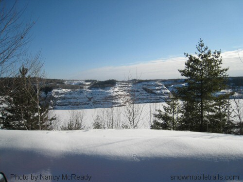 Atikokan Mine Pit Lake Ontario Canada