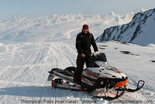 Chad Jones Arctic Cat M1000 @ Thompson Pass, Chugach Mountain Range, Valdez, Alaska