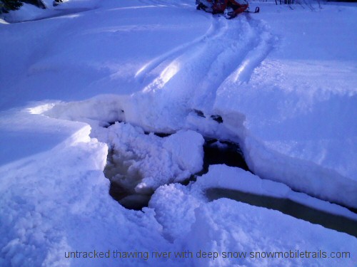 River starting to open up
