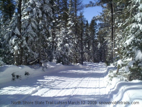Minnesota North Shore State Snowmobile Trail
